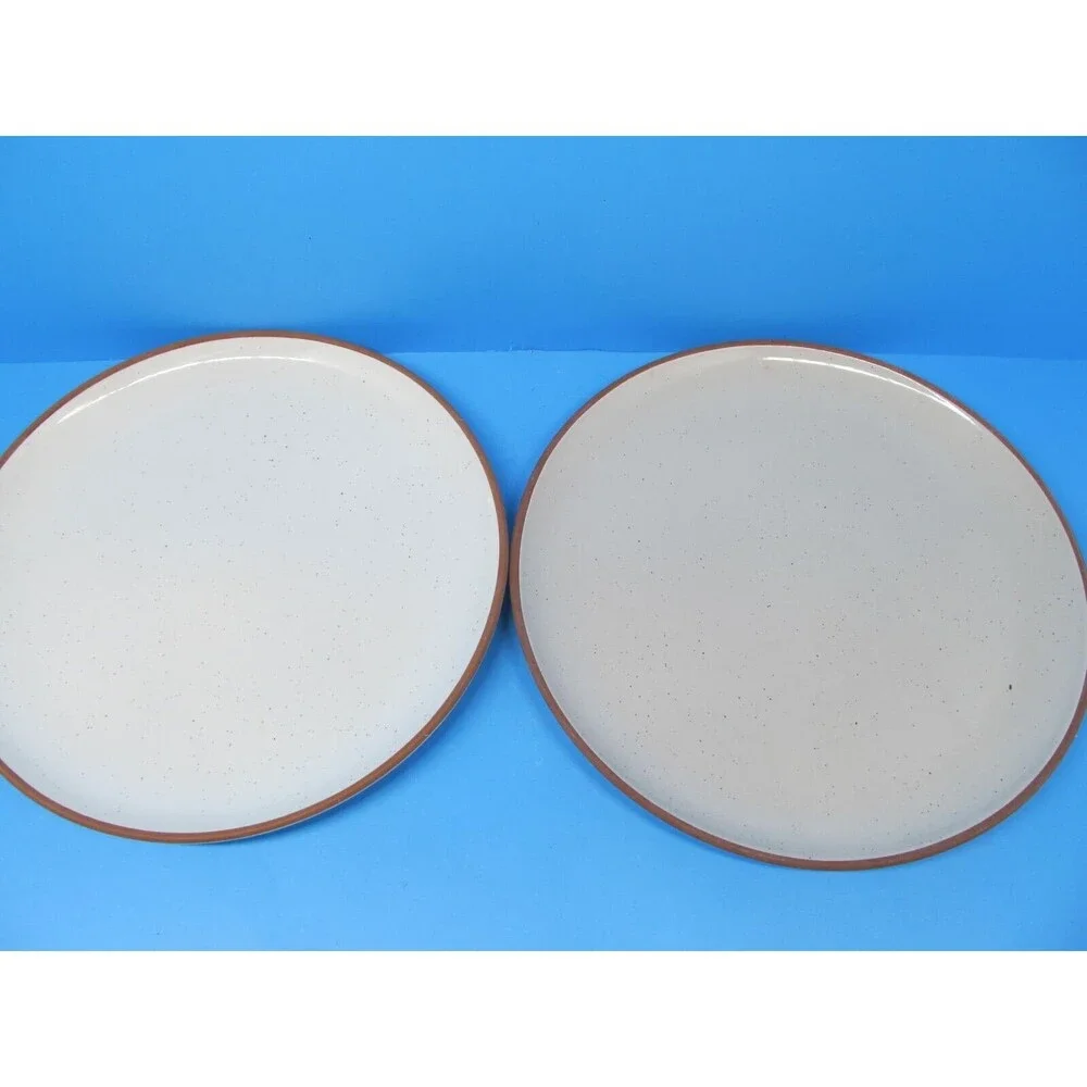Mora Ceramics Hit Pause Set Of 2 Speckled 10 1/8